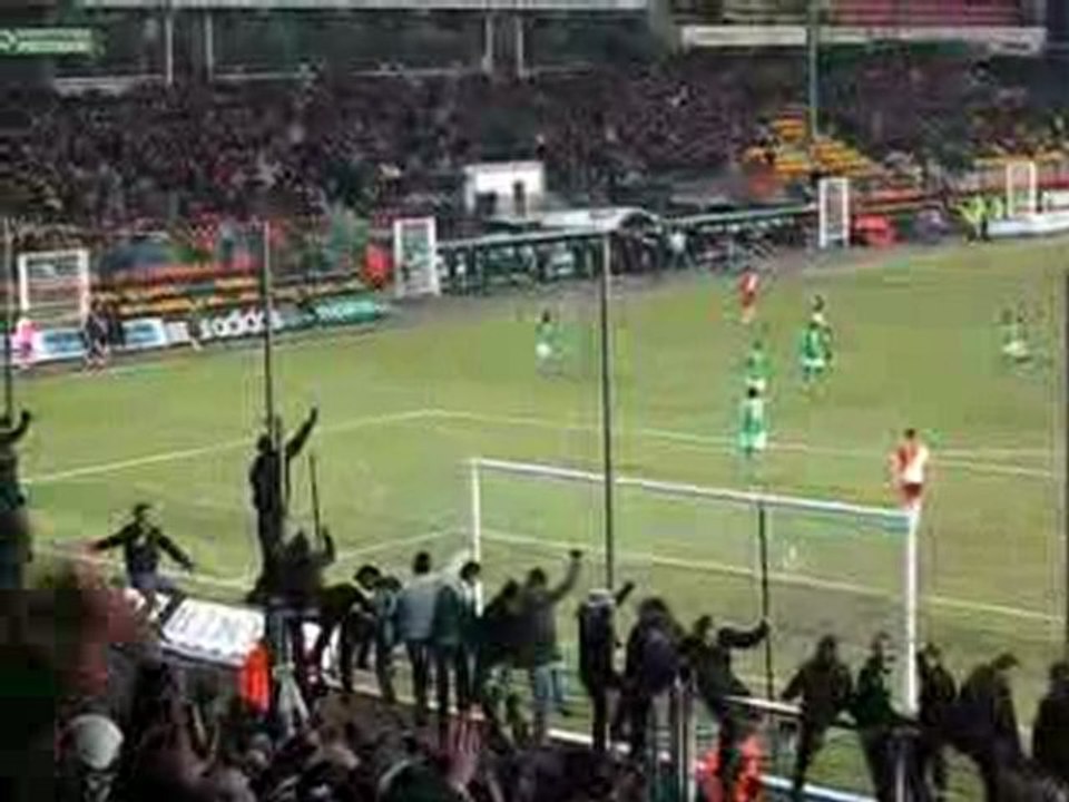 But de Rivière (91') contre Monaco Kop Sud Green Angels ASSE