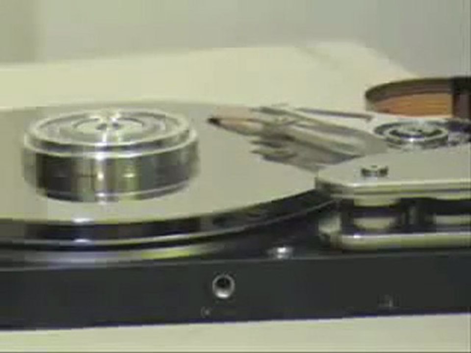 Funcionamiento de un  disco duro