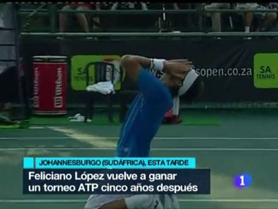 Feliciano López gana el abierto de Sudáfrica 2010.