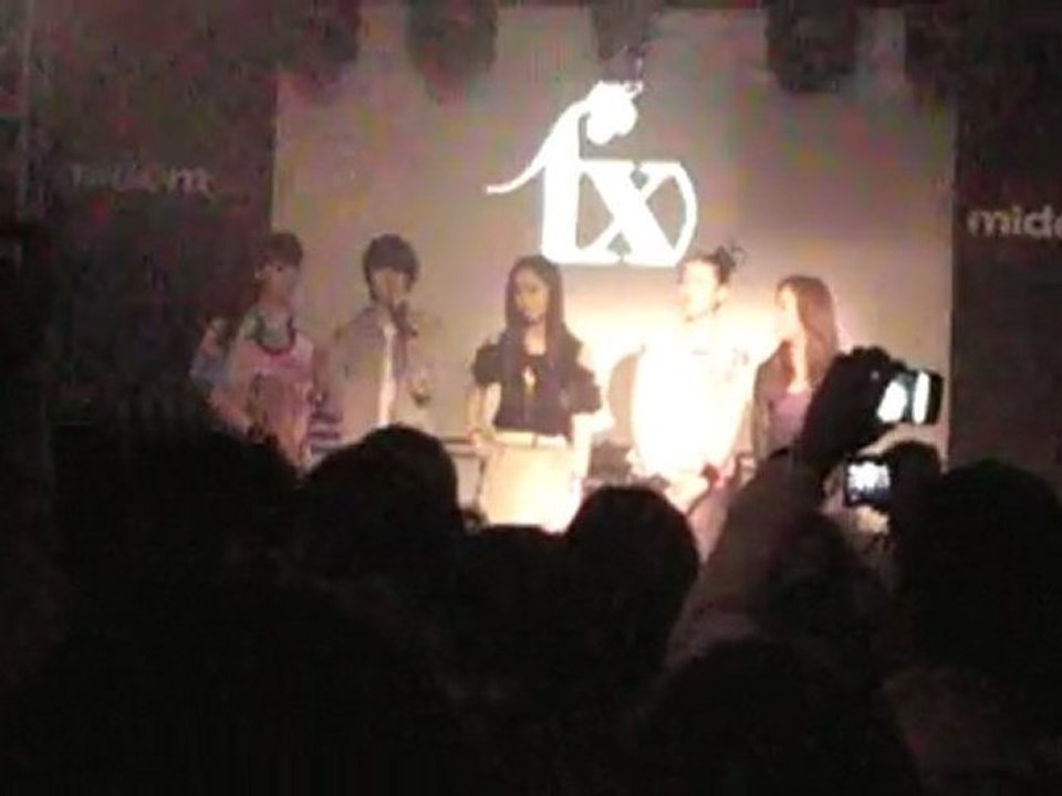 F(x) Before the last song Chu @ MIDEM Kpop Night FRANCE