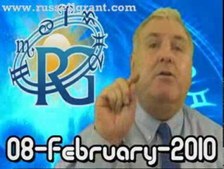 RussellGrant.com Video Horoscope Taurus February Monday 8th