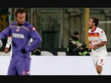 Fiorentina 0-1 Roma: Vicinic scores