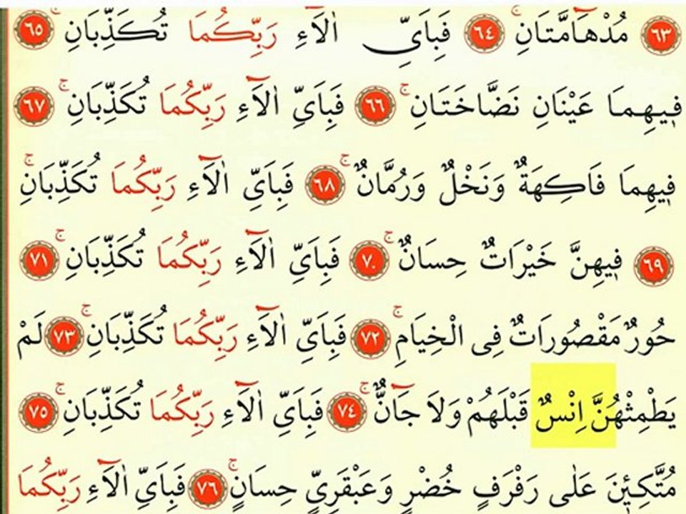 Rahman Suresi 4 - Ok Takipli Kur'an-ı Kerim Tilaveti