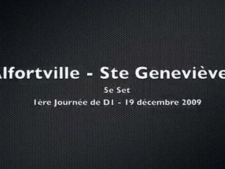 Alfortville - Ste Genevieve - 5e set (19/12/2009) Jorkyball