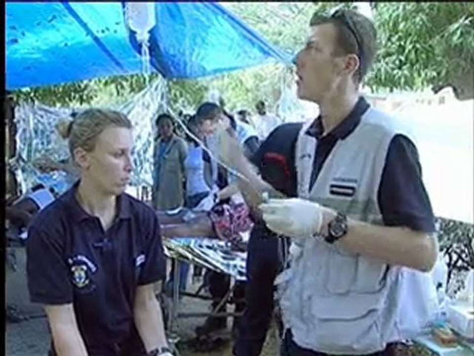 Les marins pompiers de Marseille à Haïti