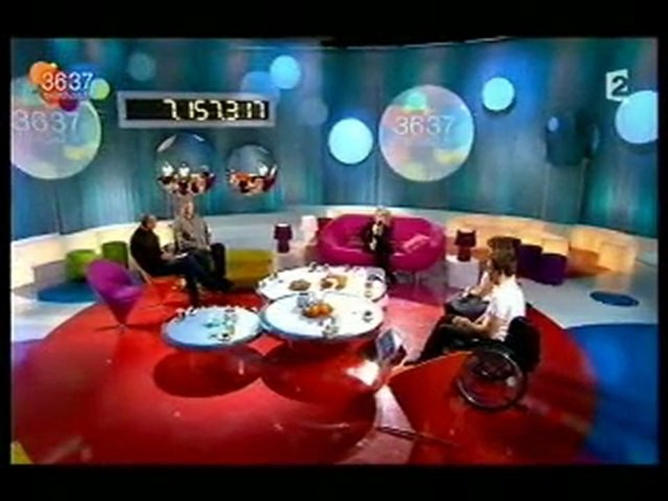 François au Téléthon 2009 sur France 2