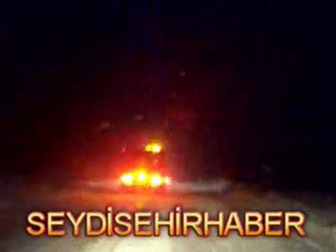 SEYDİŞEHİR-ANTALYA YOLUNDA YOĞUN KAR