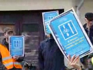 MANIFESTATION DOUBLES SENS CYCLABLES 6 février 2010 ST-MAUR