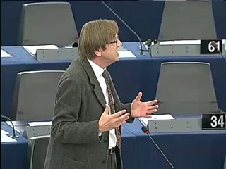 Guy Verhofstadt on GM/Opel