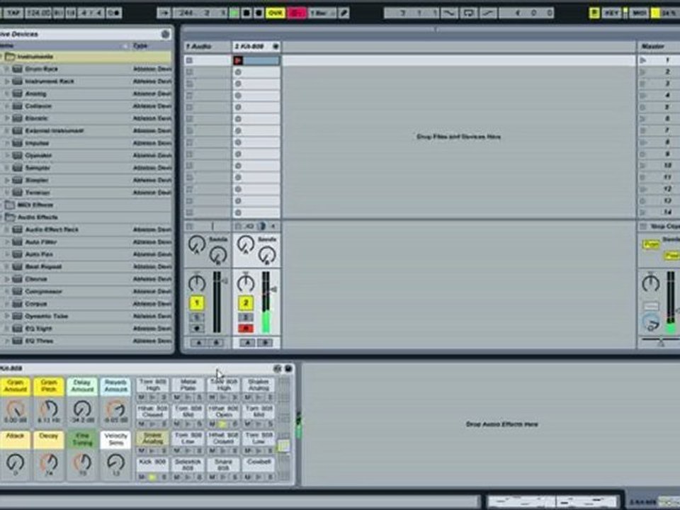 Ableton Tutorial -Setting Up Drum Racks(Part 2)
