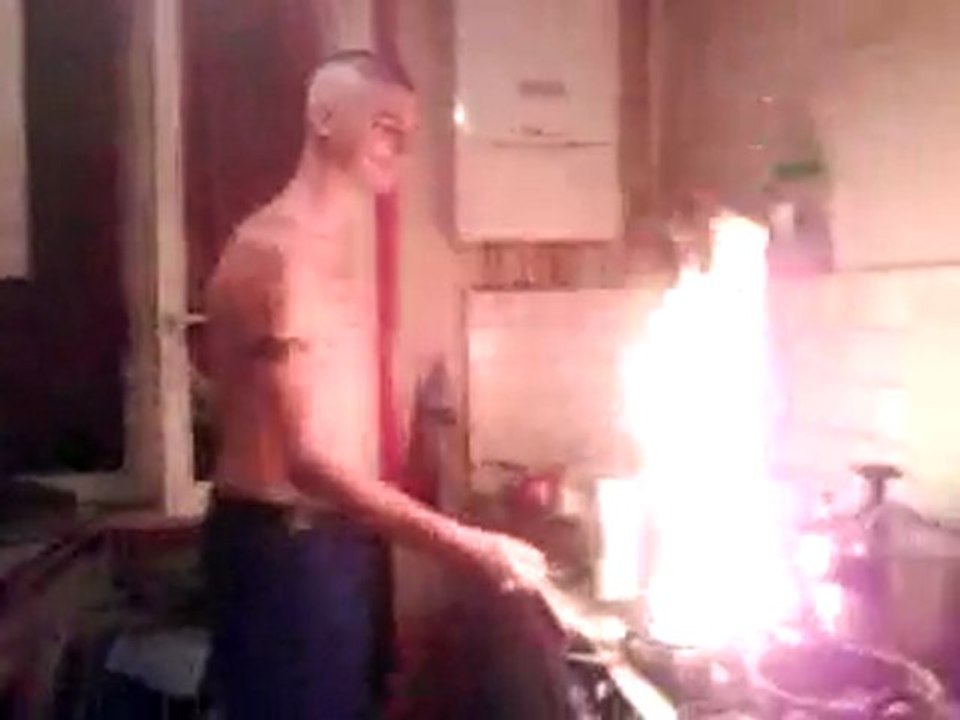 cuisto ouf et steak flambé a la vodka!