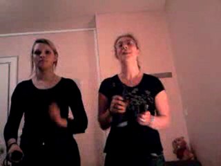 Lilou et moi a la Wii