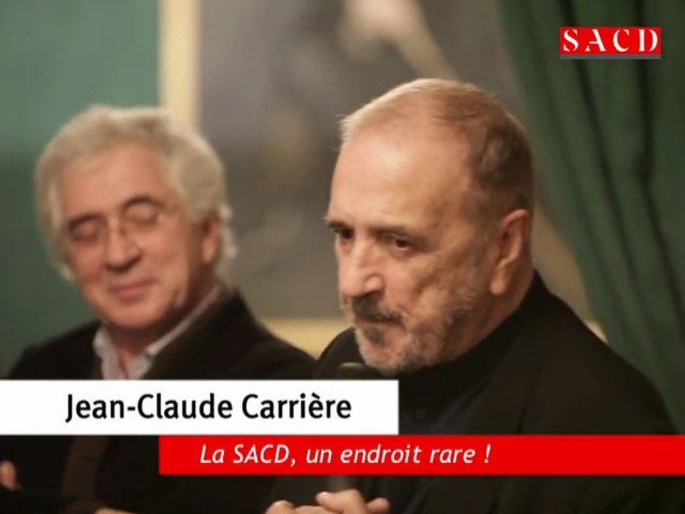 Jean-Claude Carrière : la SACD est un endroit rare