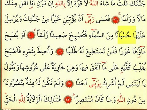 Kehf Suresi 6 - Ok Takipli Kur'an-ı Kerim Tilaveti