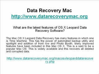 Data Recovery Mac