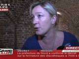 Régionales 2010 : Marine Le Pen dépose la liste FN (Nord)