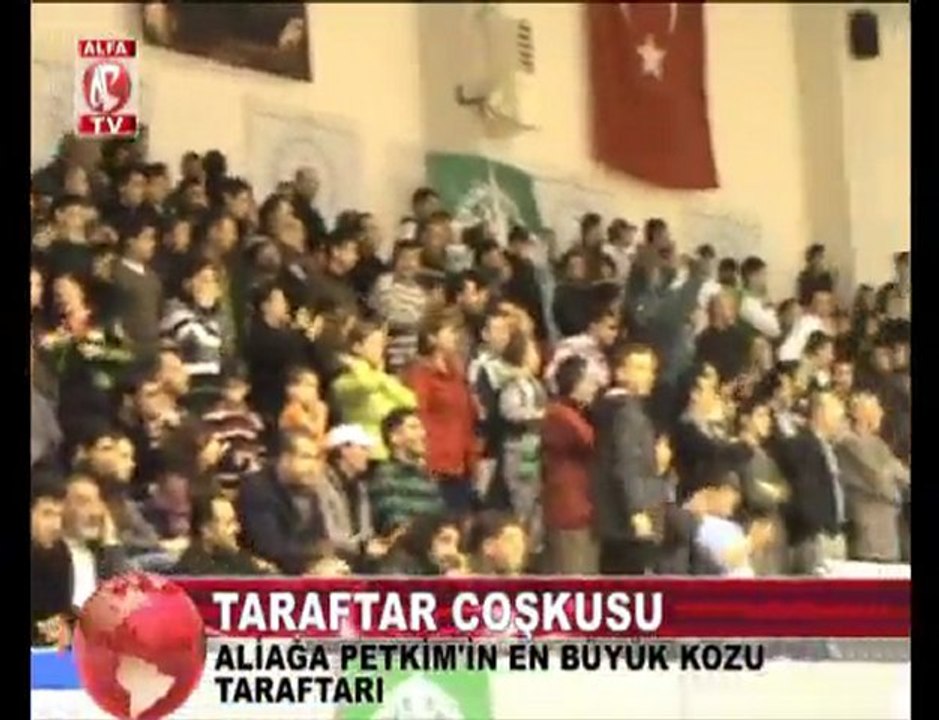 aliağa petkim taraftar coşkusu