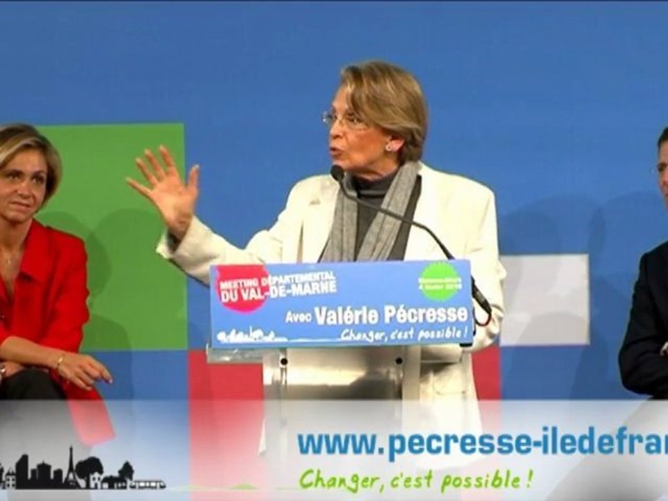 Michèle Alliot-Marie, Meeting Maisons-Alfort partie 1