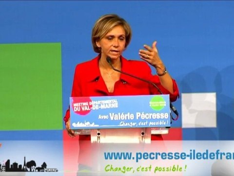 Valérie Pécresse, Meeting de Maisons-Alfort partie 2