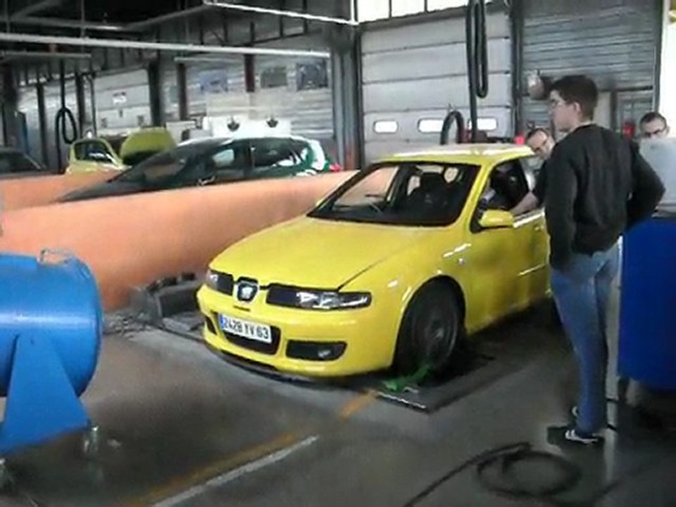 Leon cupra R 210 reprog passage au banc