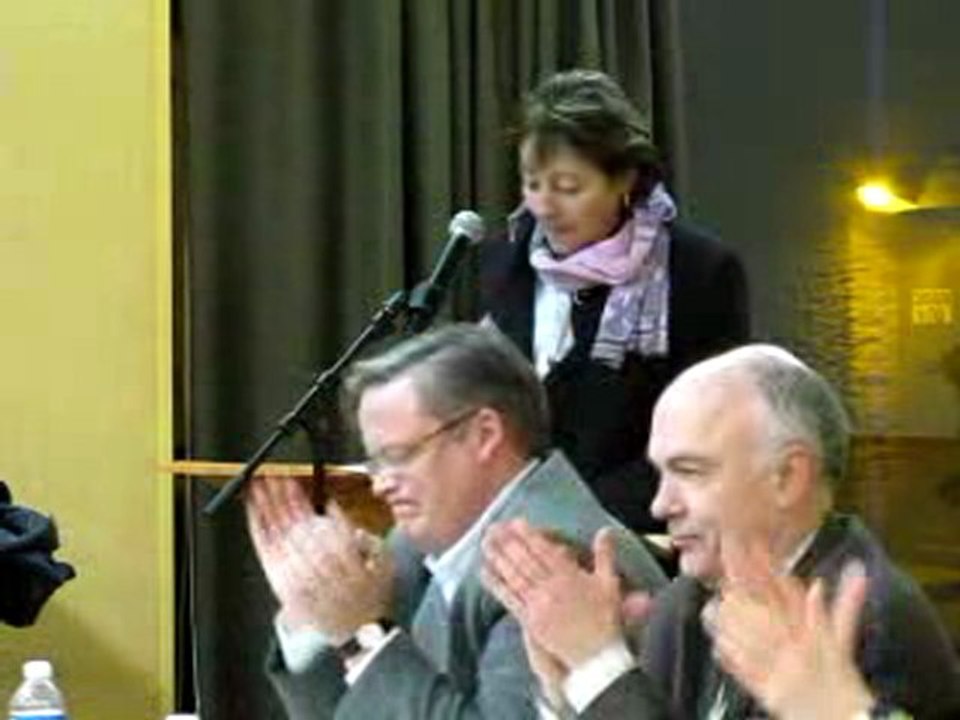 Discours de Sylvie Guignard à Loudéac.