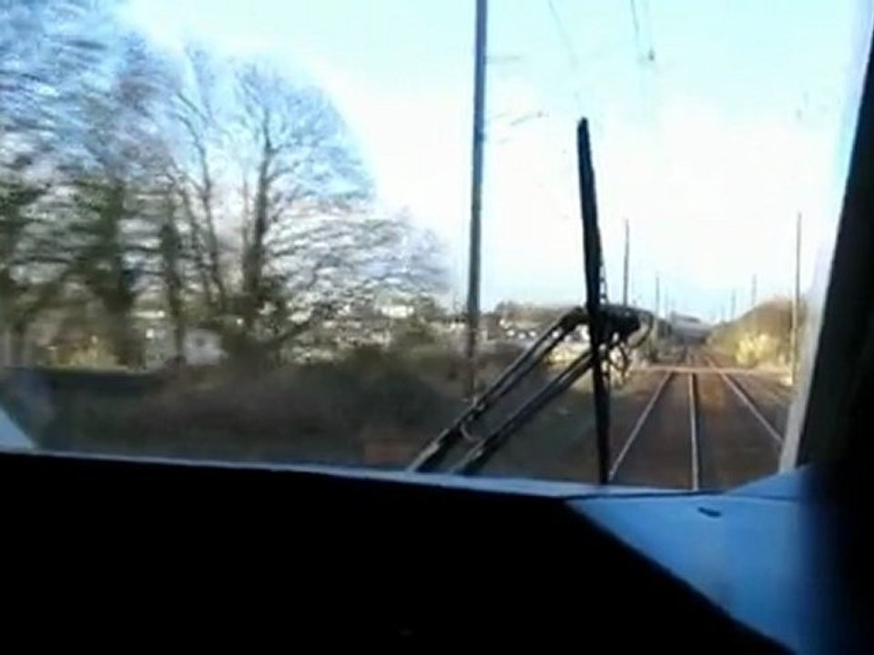 Landerneau-Brest en cabine d'un Z-TER