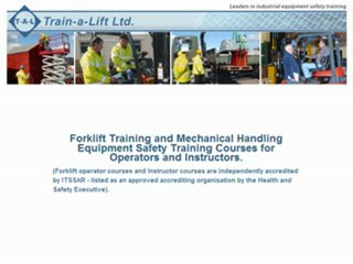 Forklift driver training