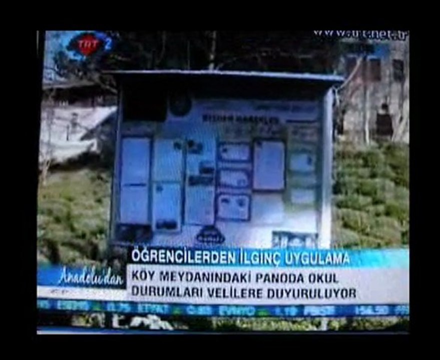 YEŞİLKÖY TÜRKOĞLU İLKÖĞRETİM BİZDEN HABERLER PANOMUZ TRT DE