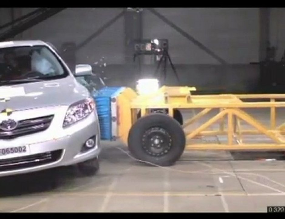 Toyota Corolla (2007 model) Crash Test Video