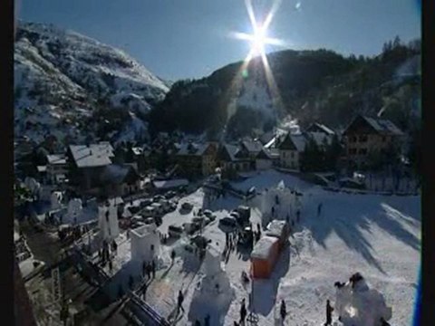 Valloire - Concours de Sculpture sur Neige 2010