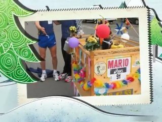super mario et son petit vélo dans la course à pied
