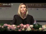 Sanremo 2010: la carica di Irene Grandi