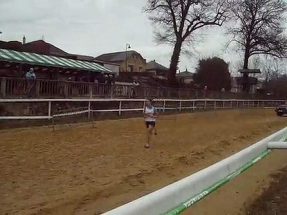 Pompadour 20 février 2010, arrivée des cadettes de St Médard