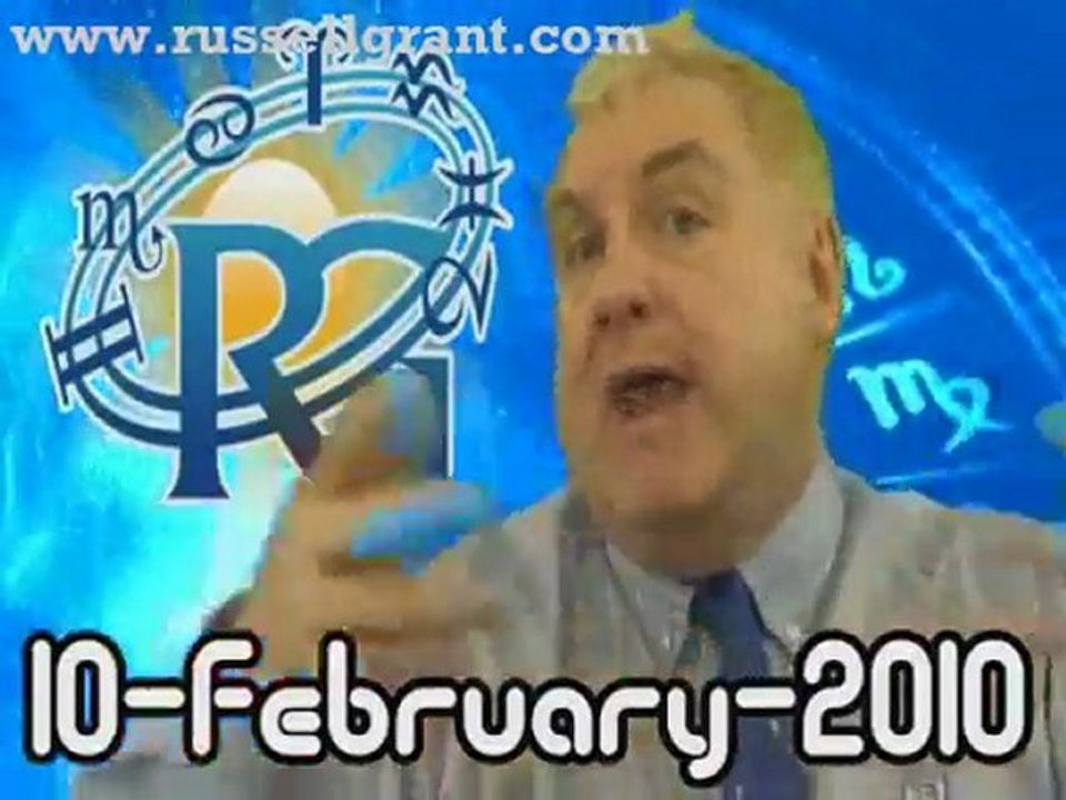 RussellGrant.com Video Horoscope Aquarius February Wednesday