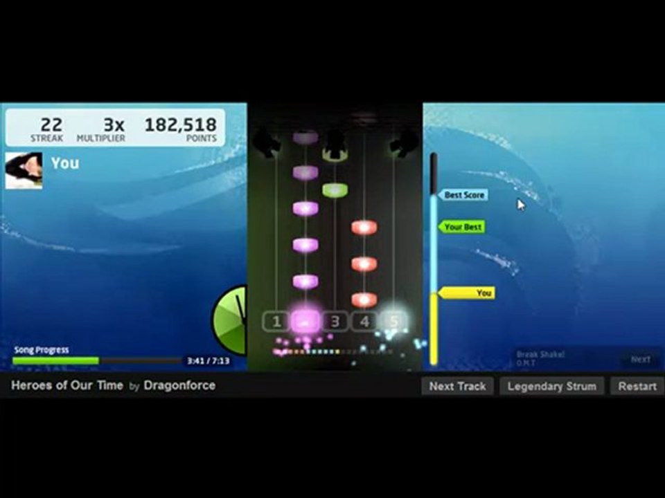 [JL] Heroes of Our Time - Dragonforce ; Legendary.