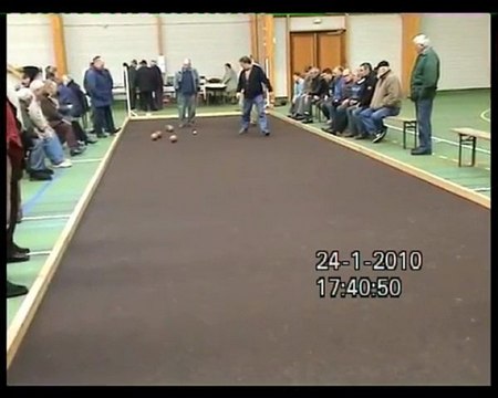 Concours de boules plombées à Plouezoch le 240/01/2010