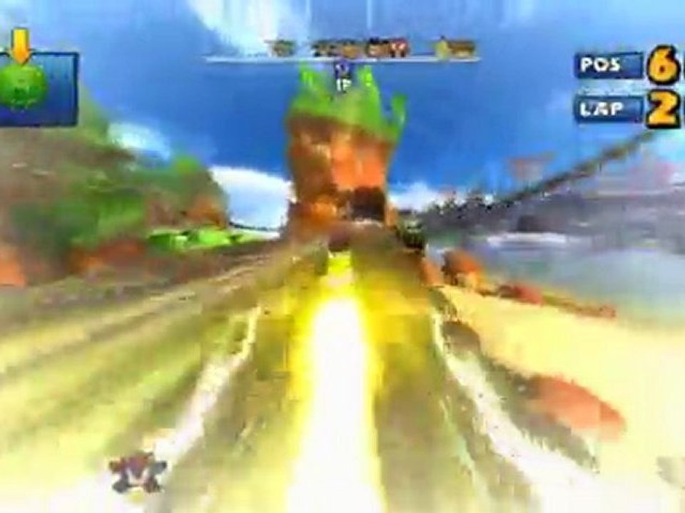 Sonic & Sega All-Stars Racing - Gameplay : Sonic