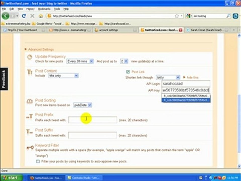 Set up Auto Notifications on Social Networks of Blog Posts