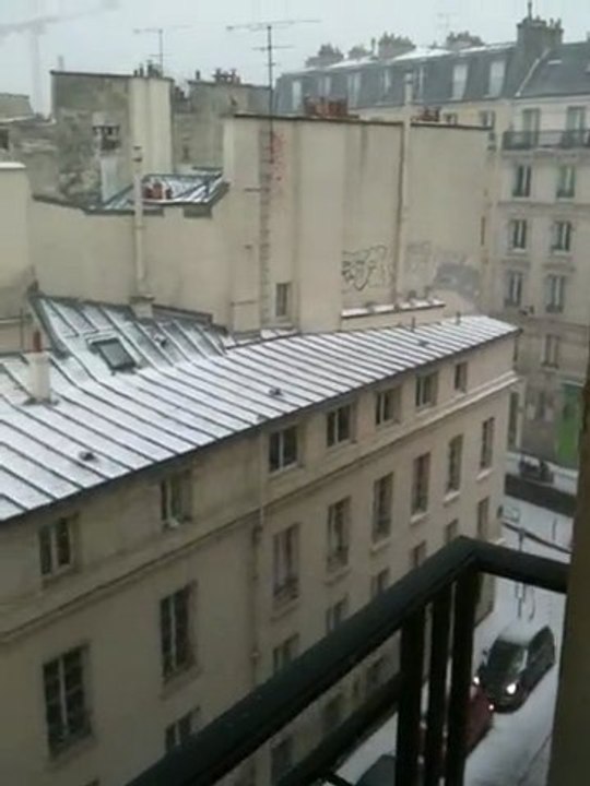 Chute de neige subite sur Paris (9/02/2010)
