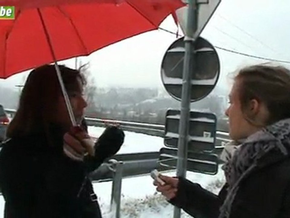 Namur - Neige:  routes bloquées