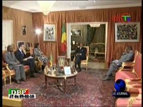 Marie Françoise Marie Nelly chez le Chef de l’Etat