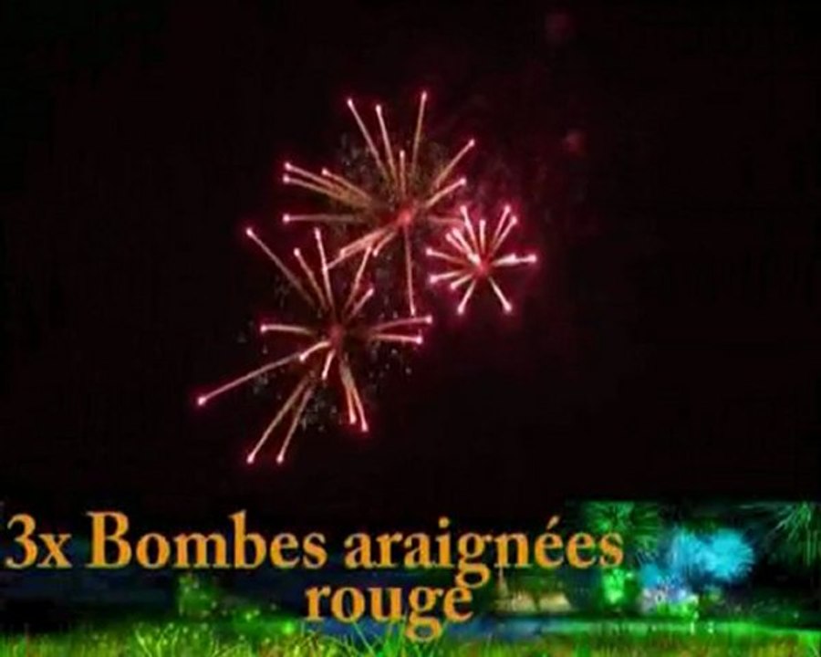 3bombes araignées rouge