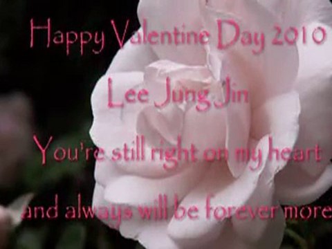 Lee Jung Jin 이정진 Valentine's Day 2010
