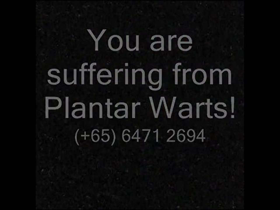 Plantar Warts