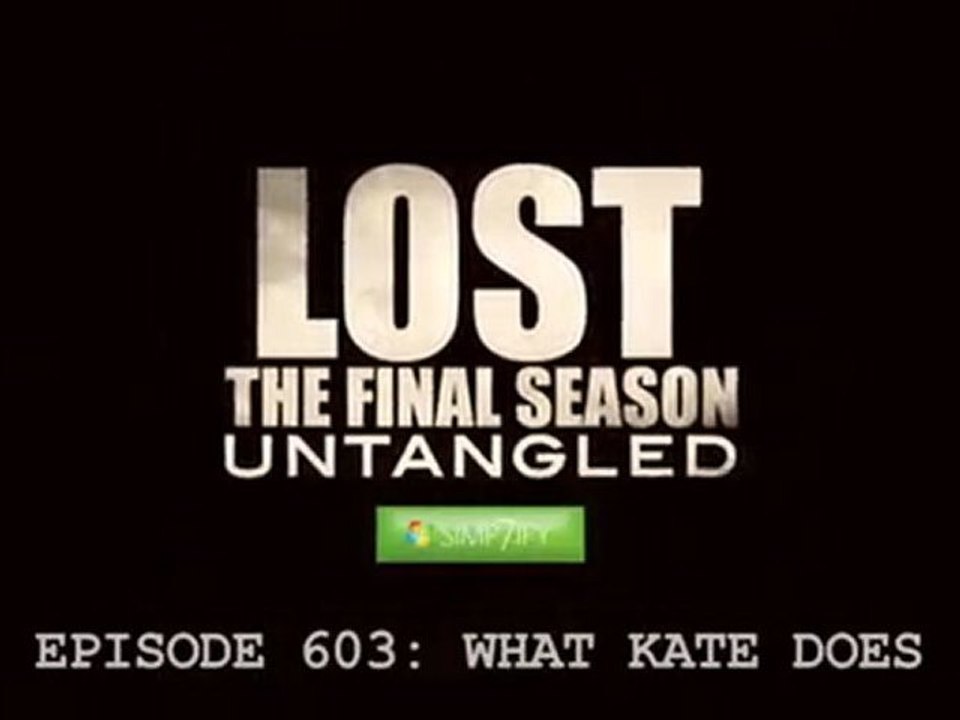 Lost Untangled : 6.03 | What Kate Does