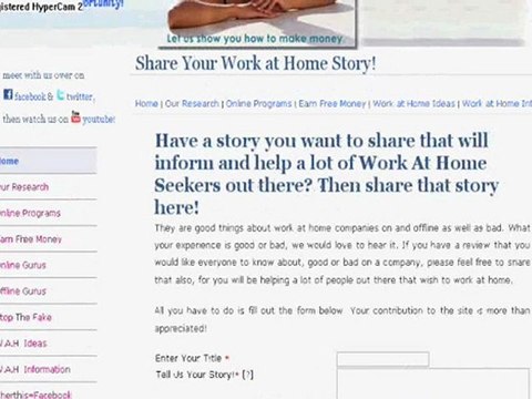 Share Your Story About Seeking to Work At Home