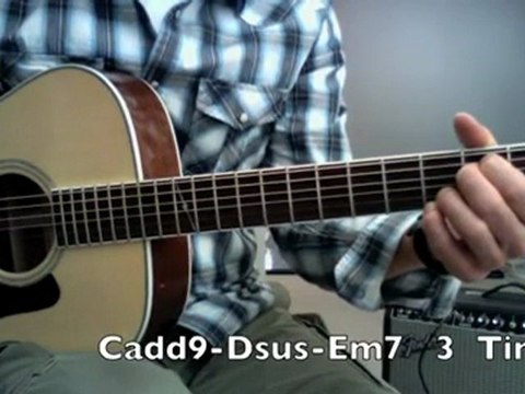 Guitar Lesson-Oasis Wonderwall Part 2 Strumming Lesson