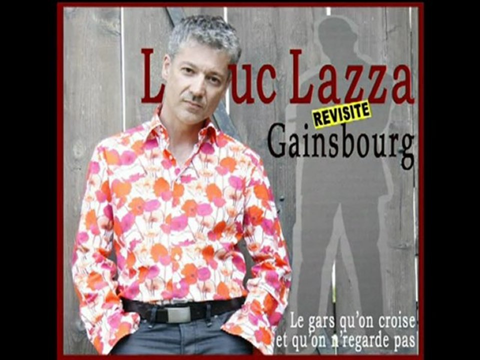 LUC LAZZA REVISITE GAINSBOURG Les goémons CD SPECTACLE