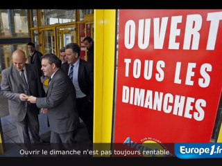 Les commerces n'ouvrent pas tous le dimanche