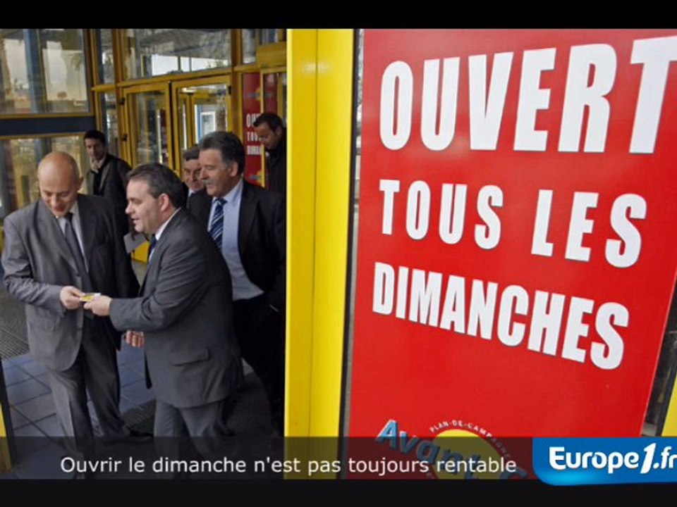 Les commerces n'ouvrent pas tous le dimanche